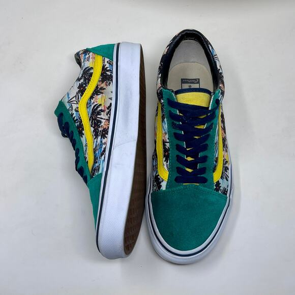 Vans Old Skool Rare Caribbean Men's Sz 9 - Wmns 10 1/2 Green Suede 114.5=I.10.5 - Picture 6 of 13